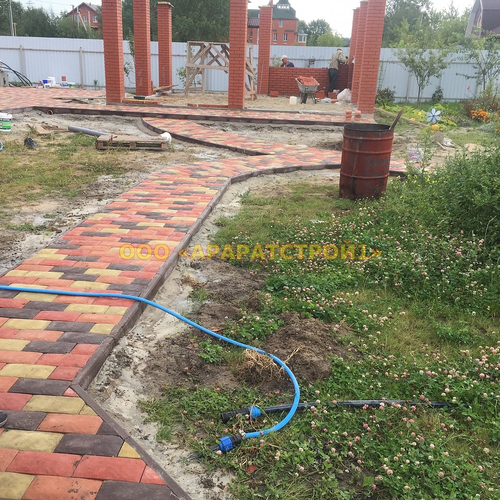 Укладка тротуарной плитки Можайский район